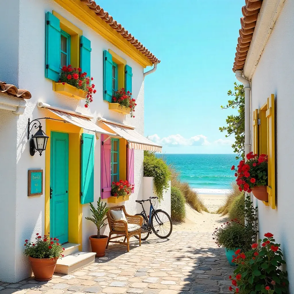 Vibrant Coastal House in Saint-Palais-sur-Mer