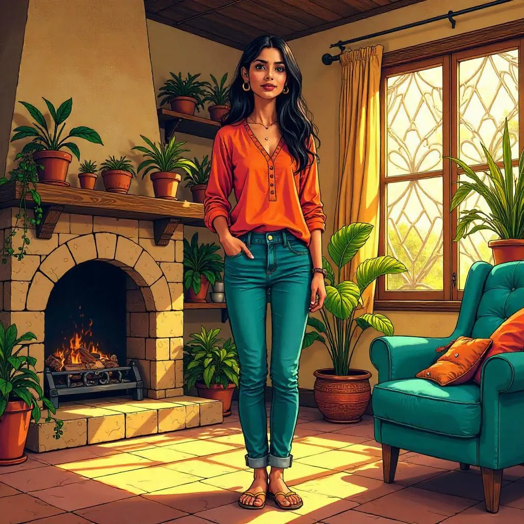 Cozy Cottage Heroine: Indian Woman in Comics