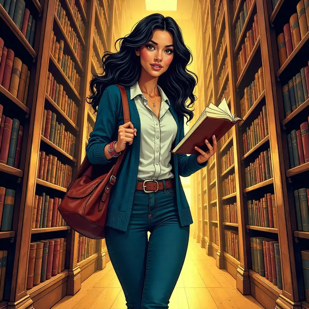 Latina Library Hero: A Comic Book Moment