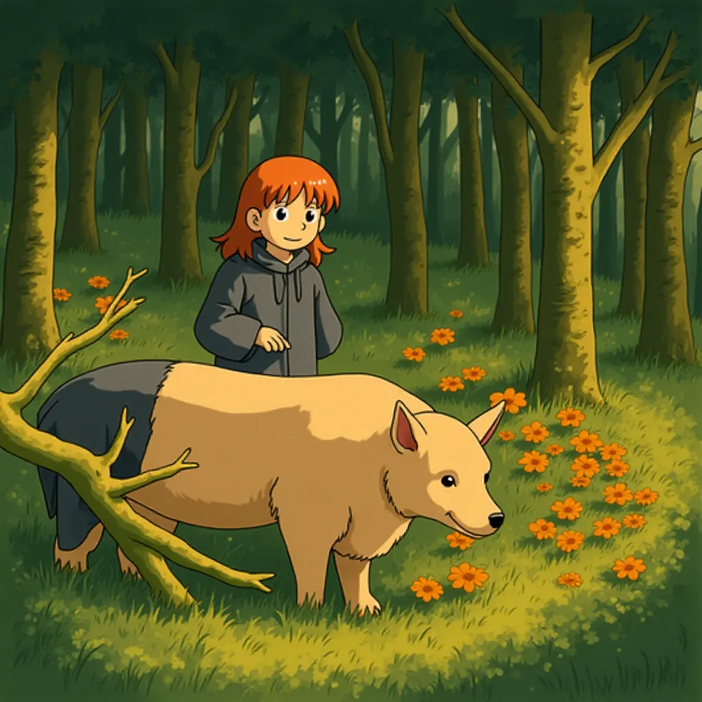 Léa Seydoux in The Lobster (2015) - Anime style