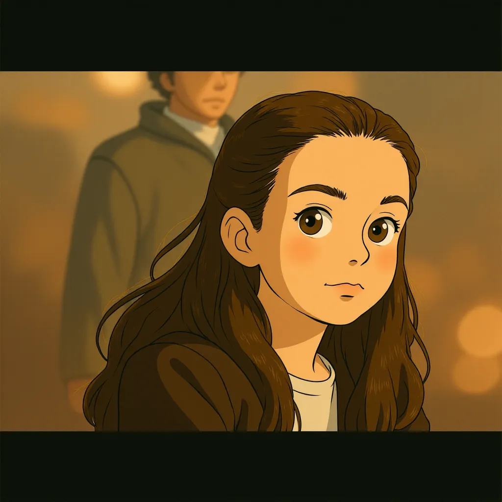 Rooney Mara and Wilmer Gutierrez in The Social Network (2010) - Anime style