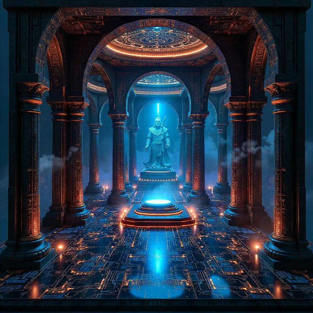Temple of Silicon Inside a Computer