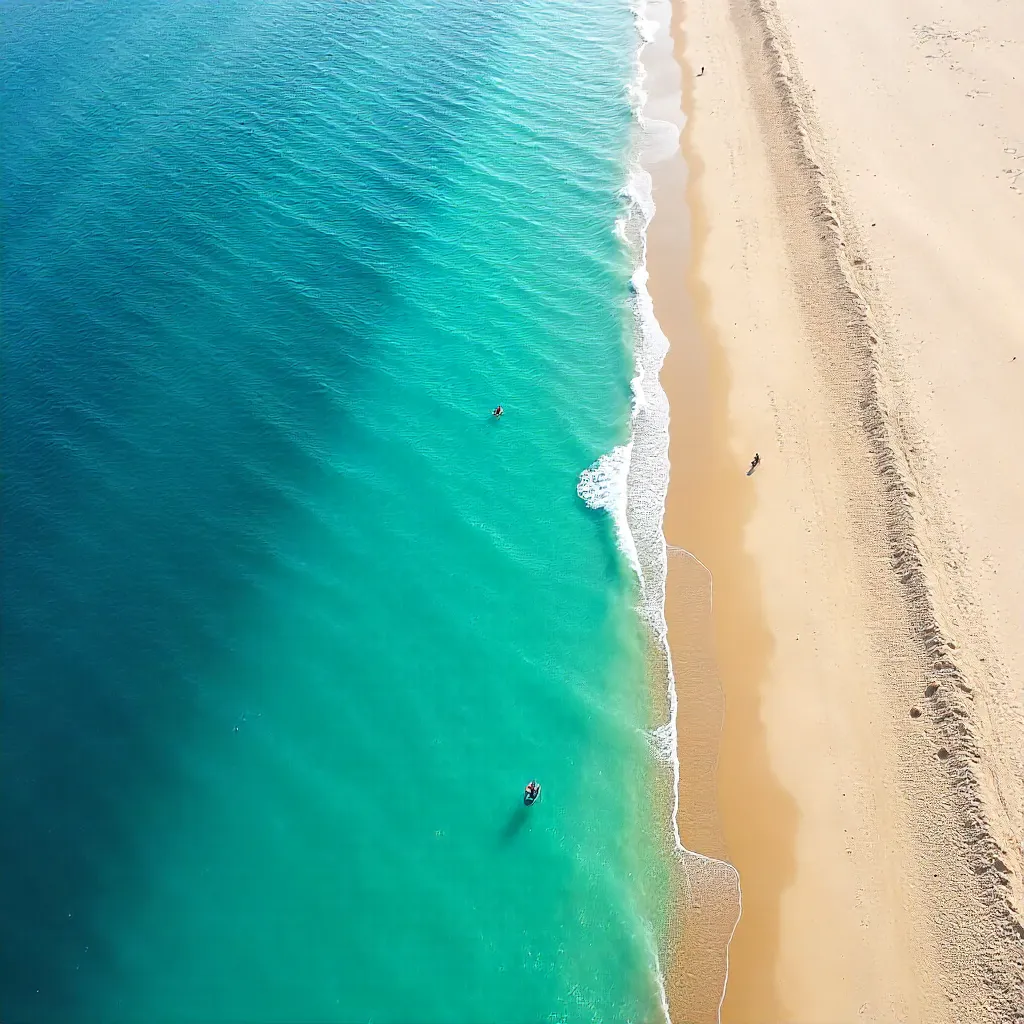 Stunning Aerial View of Marsa Matruh Beach