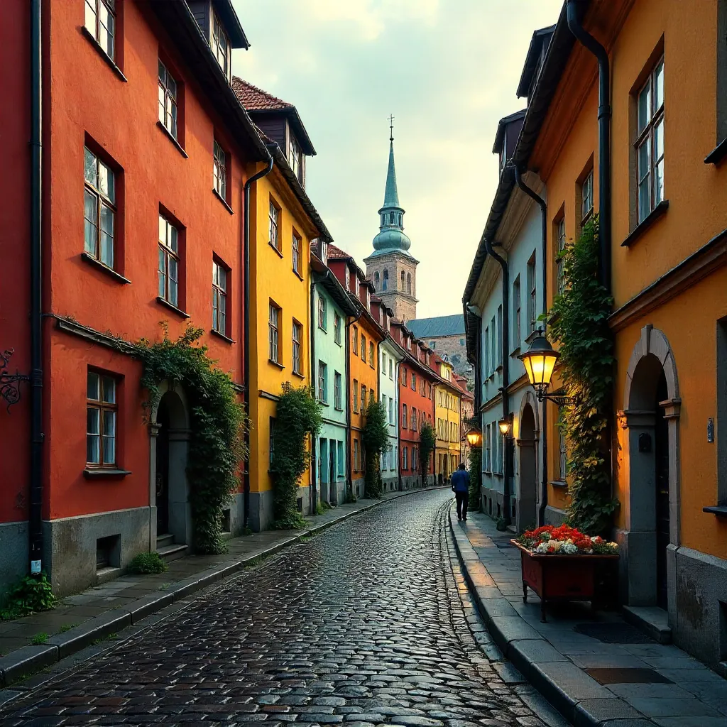 Vibrant Facades of Gamla Stan, Stockholm