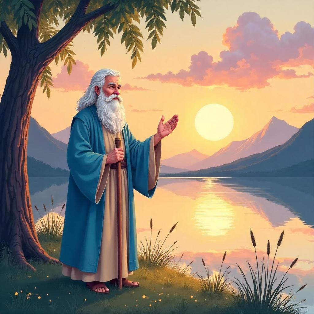 Prophet by the Lake: A Cartoon Calm