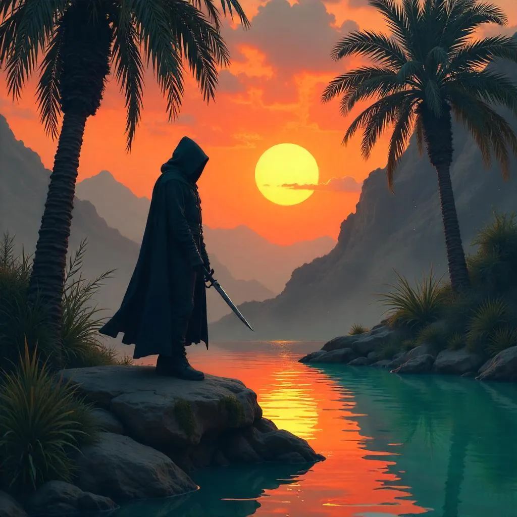 Oasis Assassin in Neon Desert