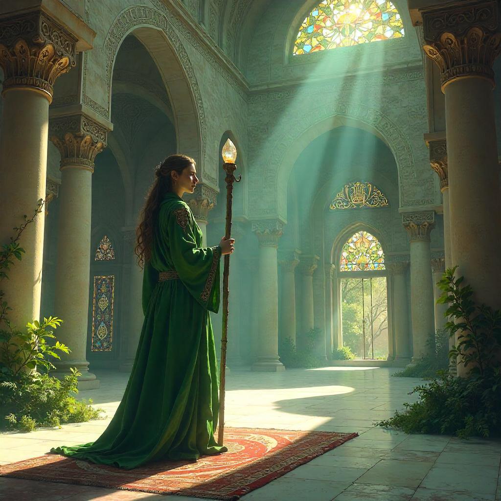 Druid in a Sacred Mosque: Digital Art Scene