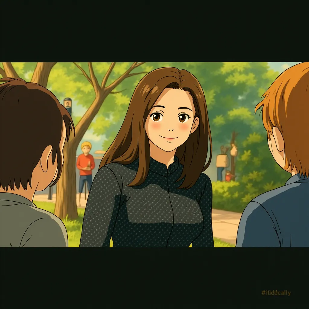 Anne Hathaway in The Intern (2015) - Anime style