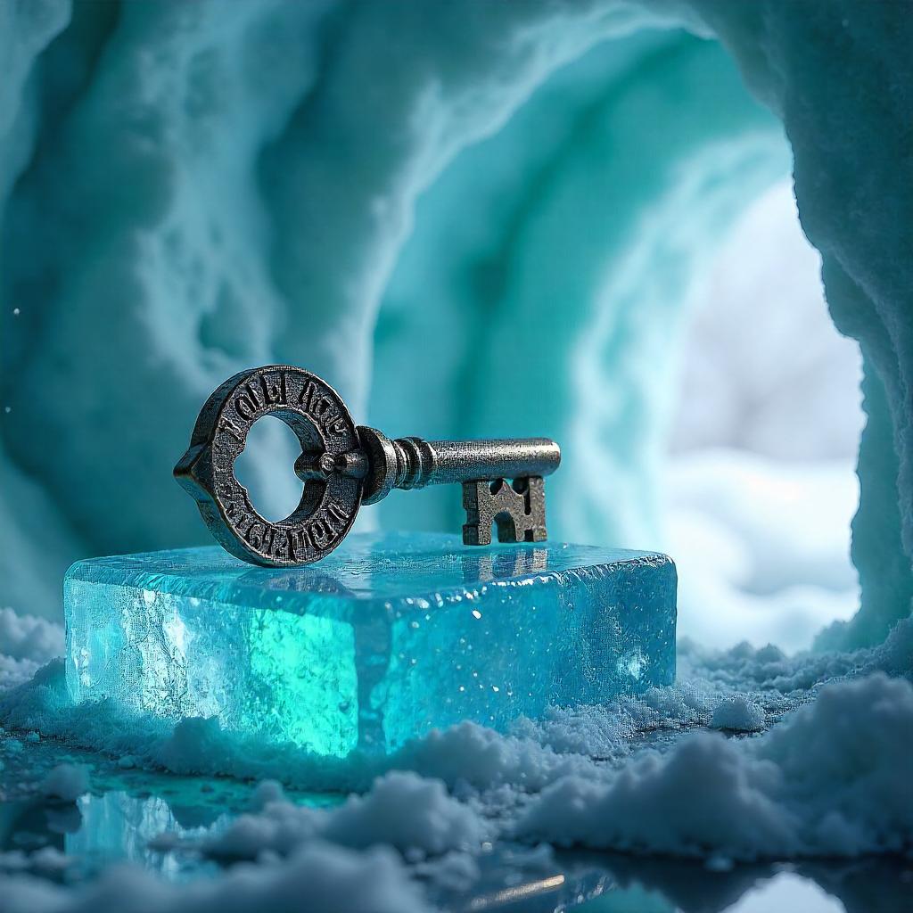 Dimensional Key in an Igloo: Photoreal Scene