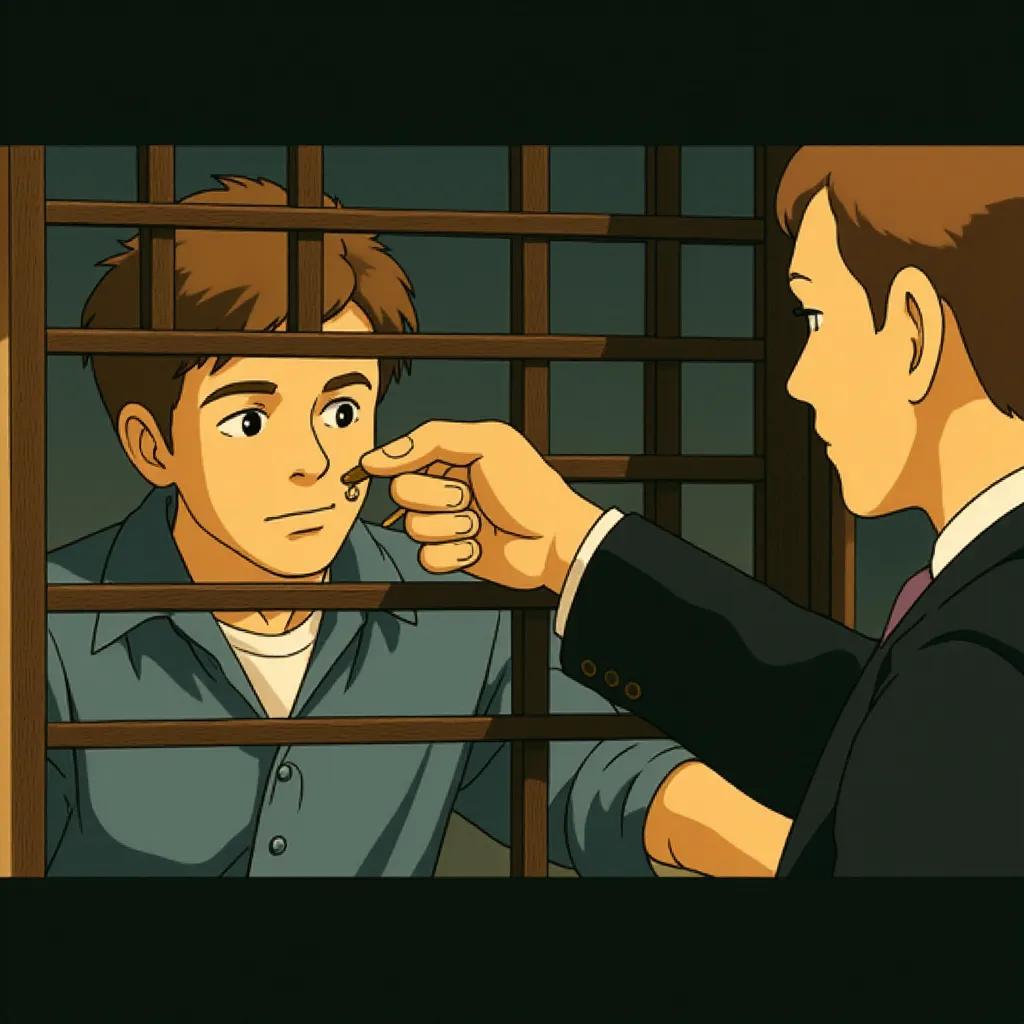 Jamie Foxx and Gerard Butler in Law Abiding Citizen (2009) - Anime style