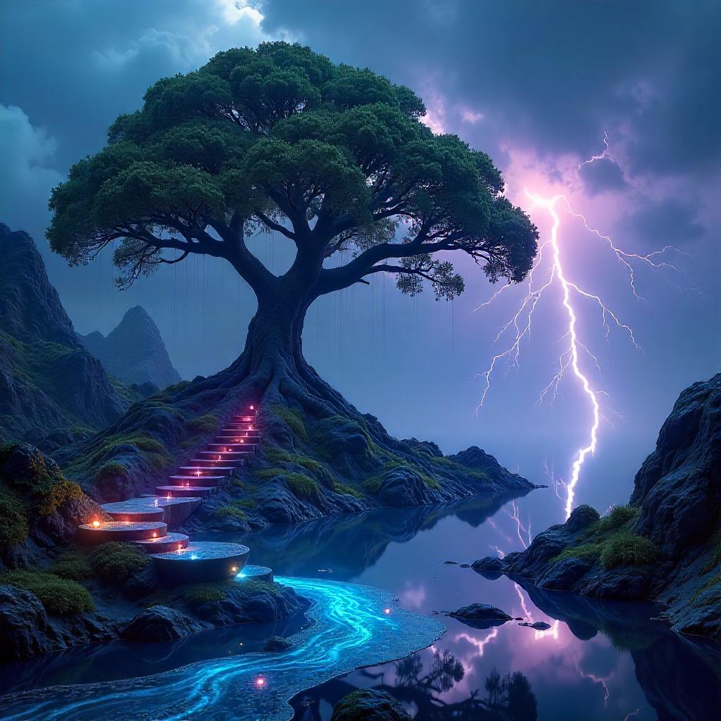 Dreamworld Lightning: Photorealistic Storm