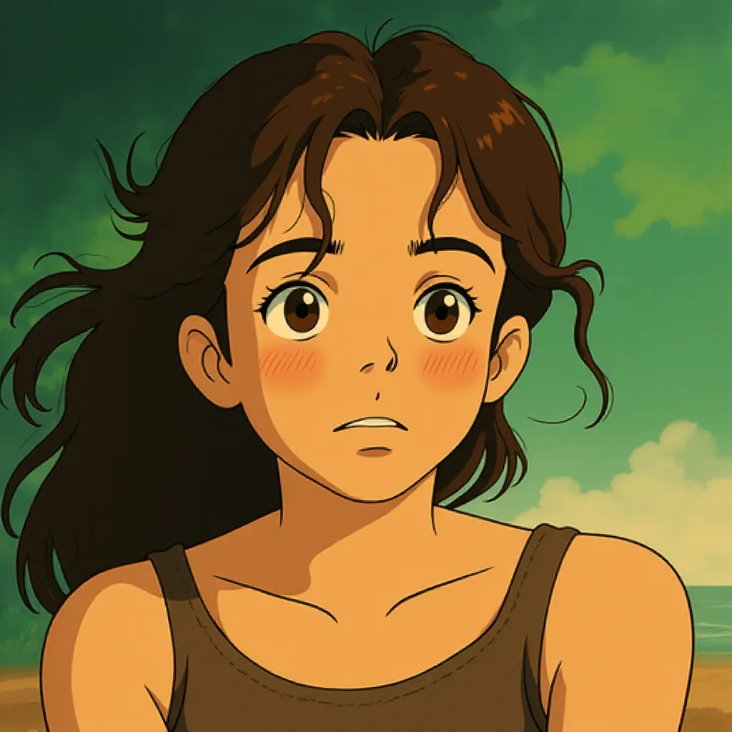 Rose Byrne in Sunshine (2007) - Anime style