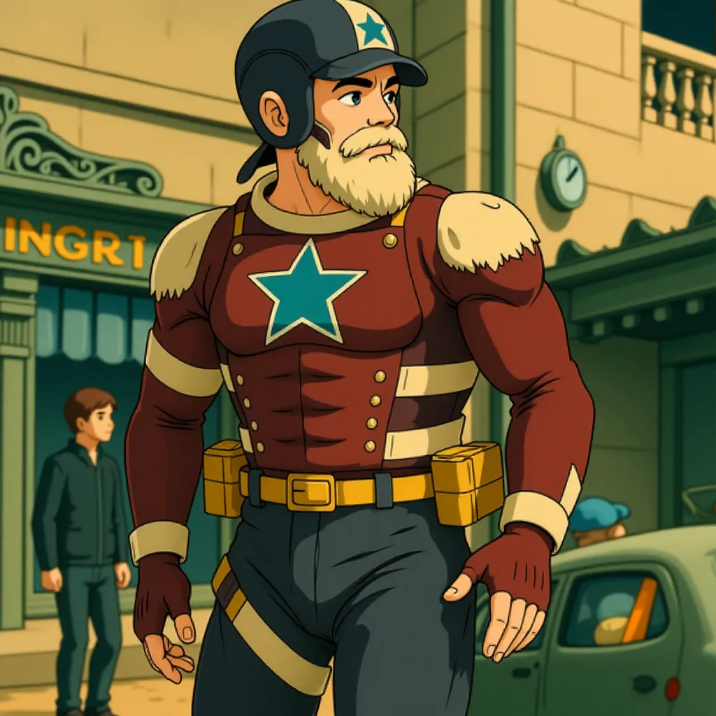 David Harbour in Thunderbolts* (2025) - Ghibli style