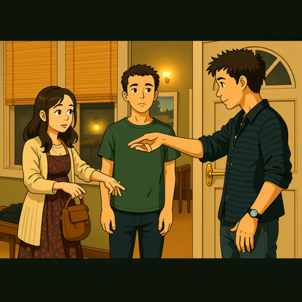 Joseph Gordon-Levitt, Anna Kendrick, and Seth Rogen in 50/50 (2011) - Anime style