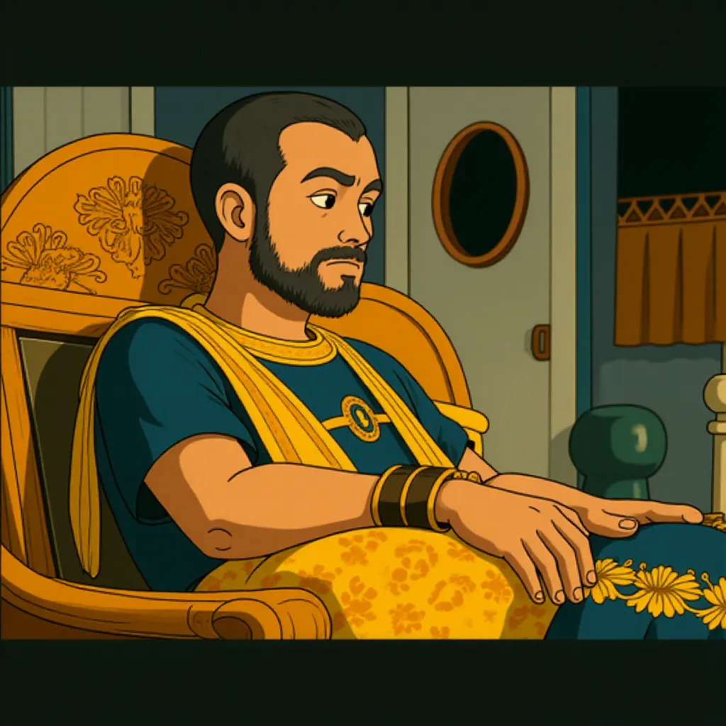 Denzel Washington in Gladiator II (2024) - Ghibli style