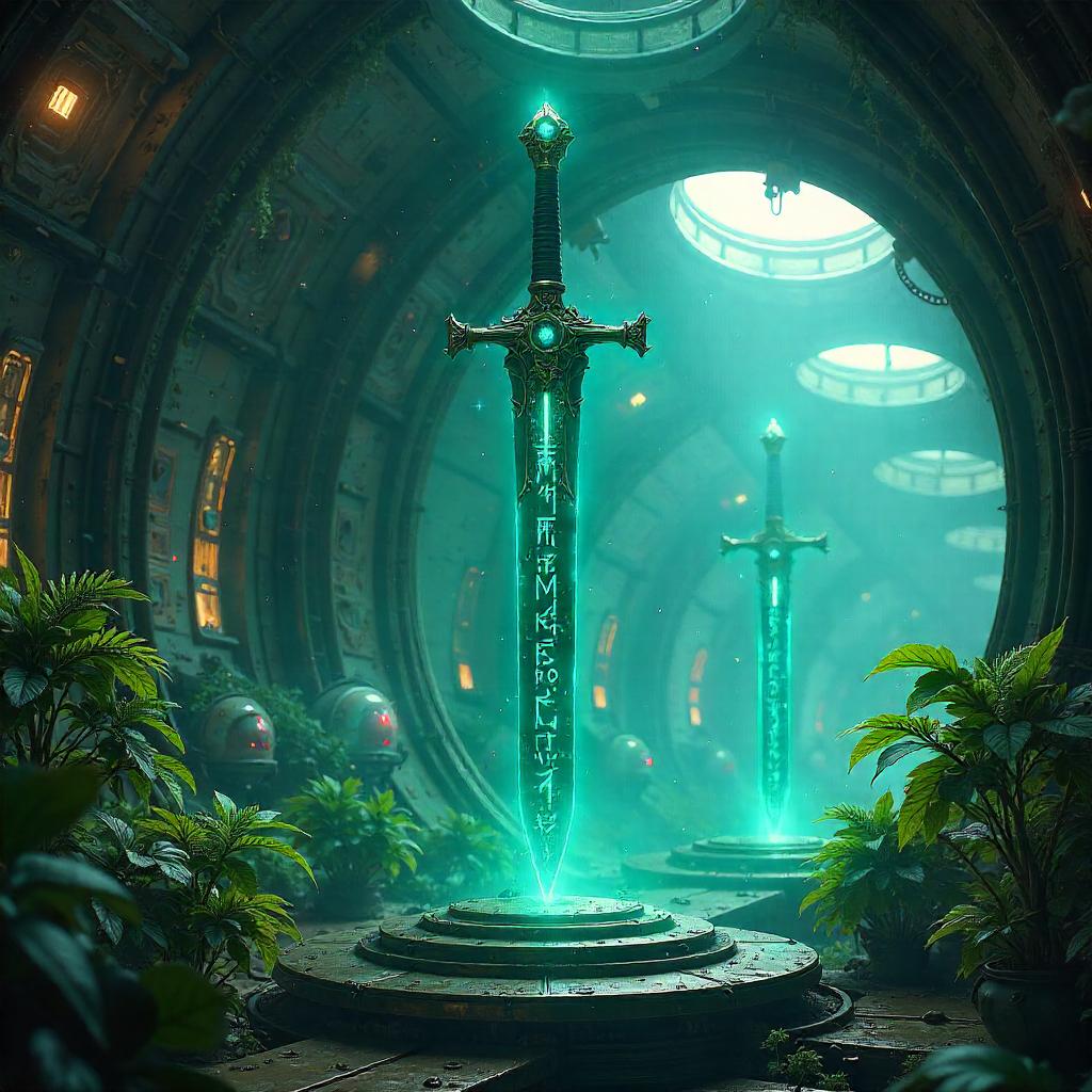 Enchanted Sword in a Terraforming Station