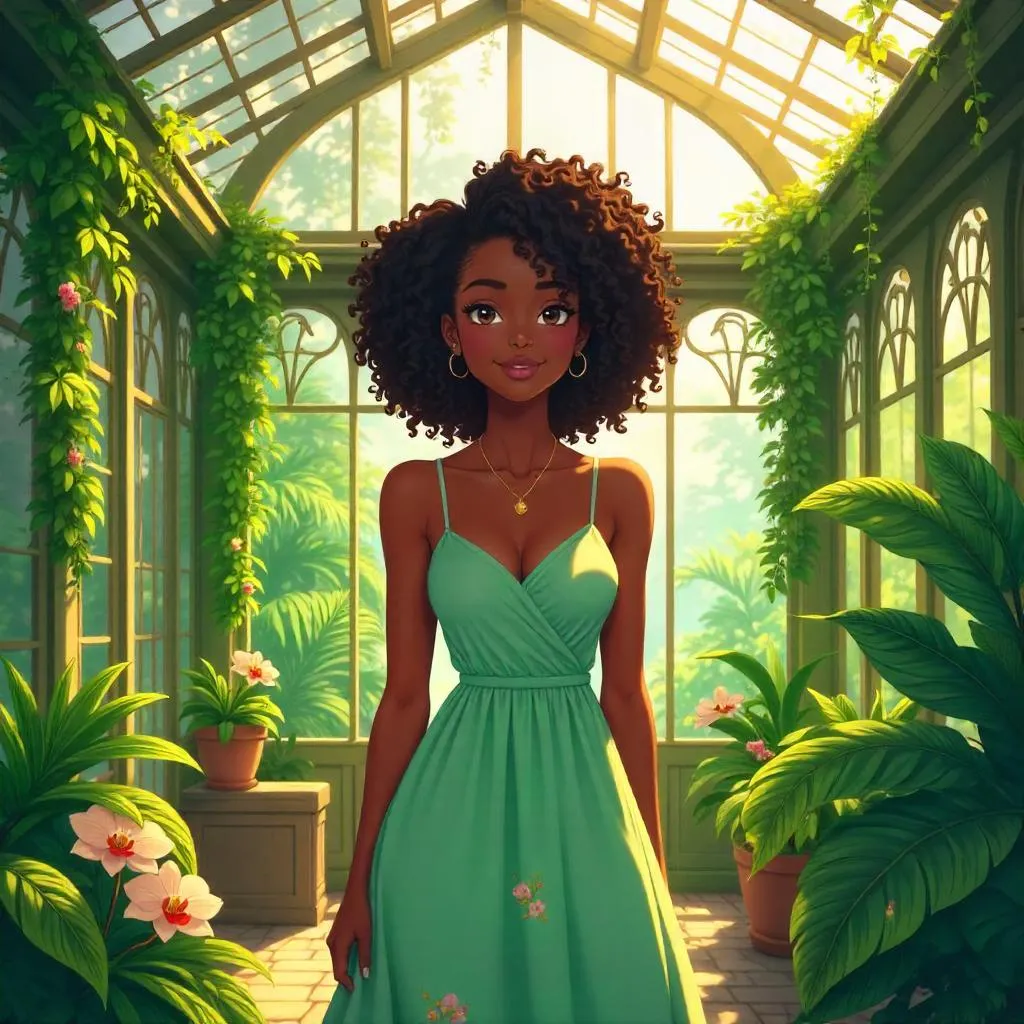 Conservatory Serenity: Anime Beauty