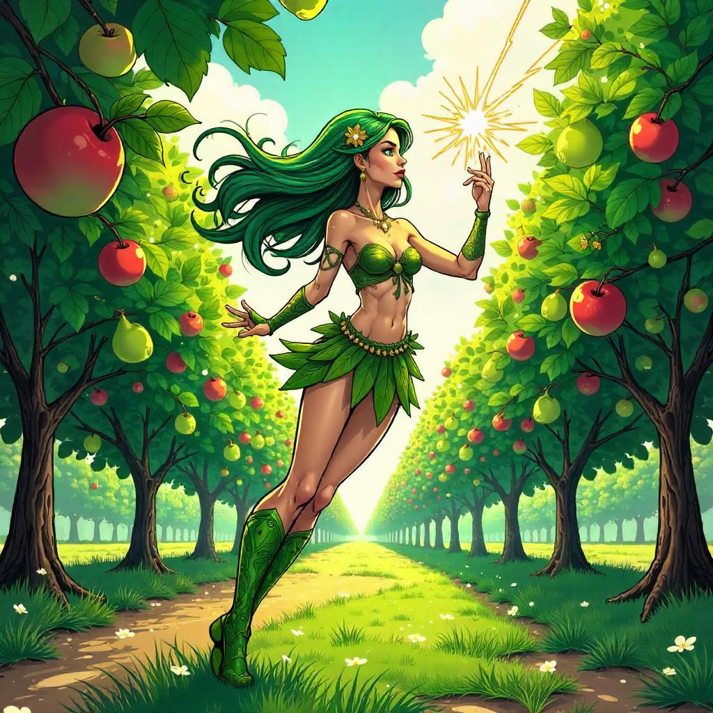 Nymph of the Orchard: Comic Book Bloom