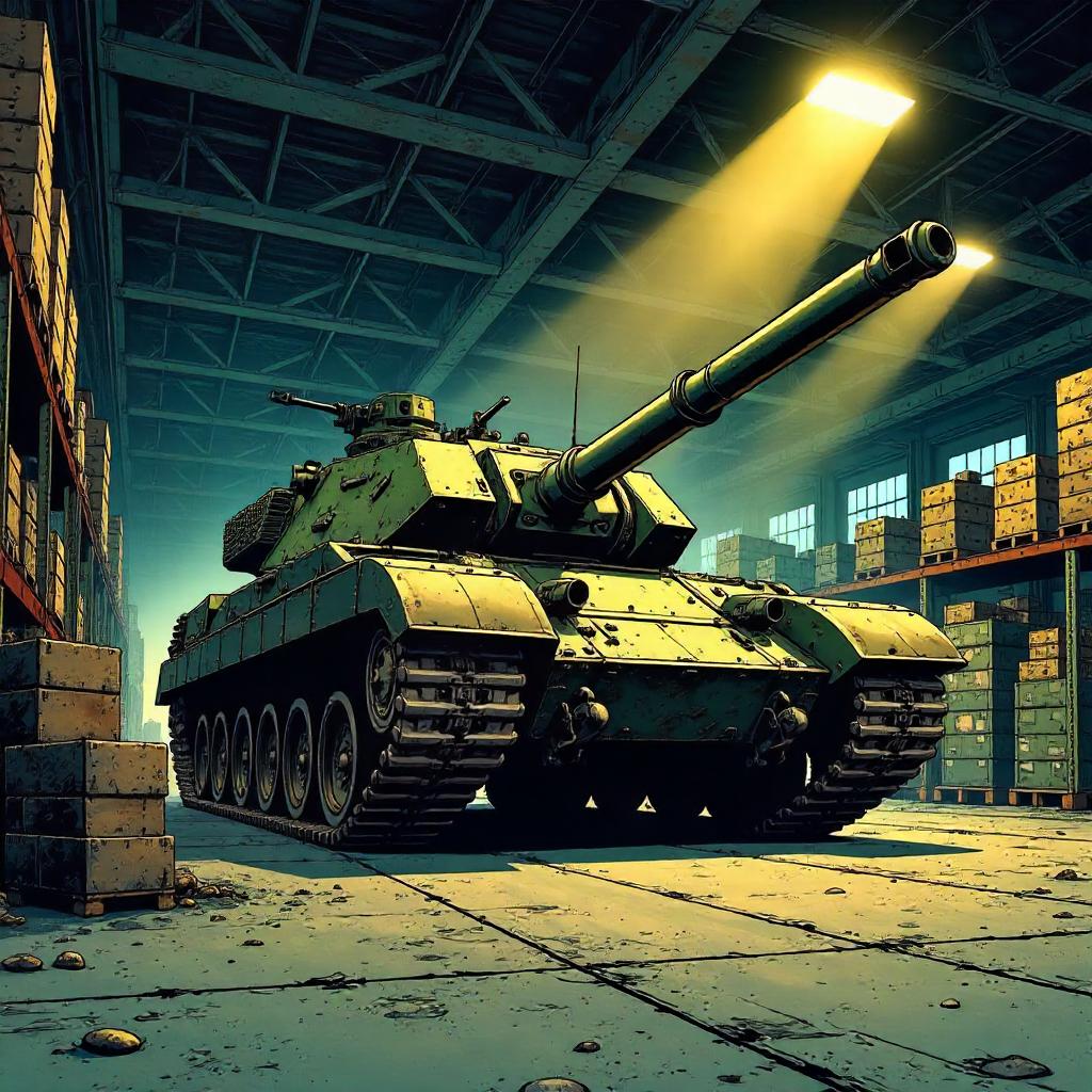Tank in a Warehouse: Comic Book Action
