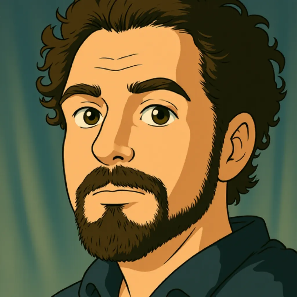 Jon Favreau in Chef (2014) - Anime style