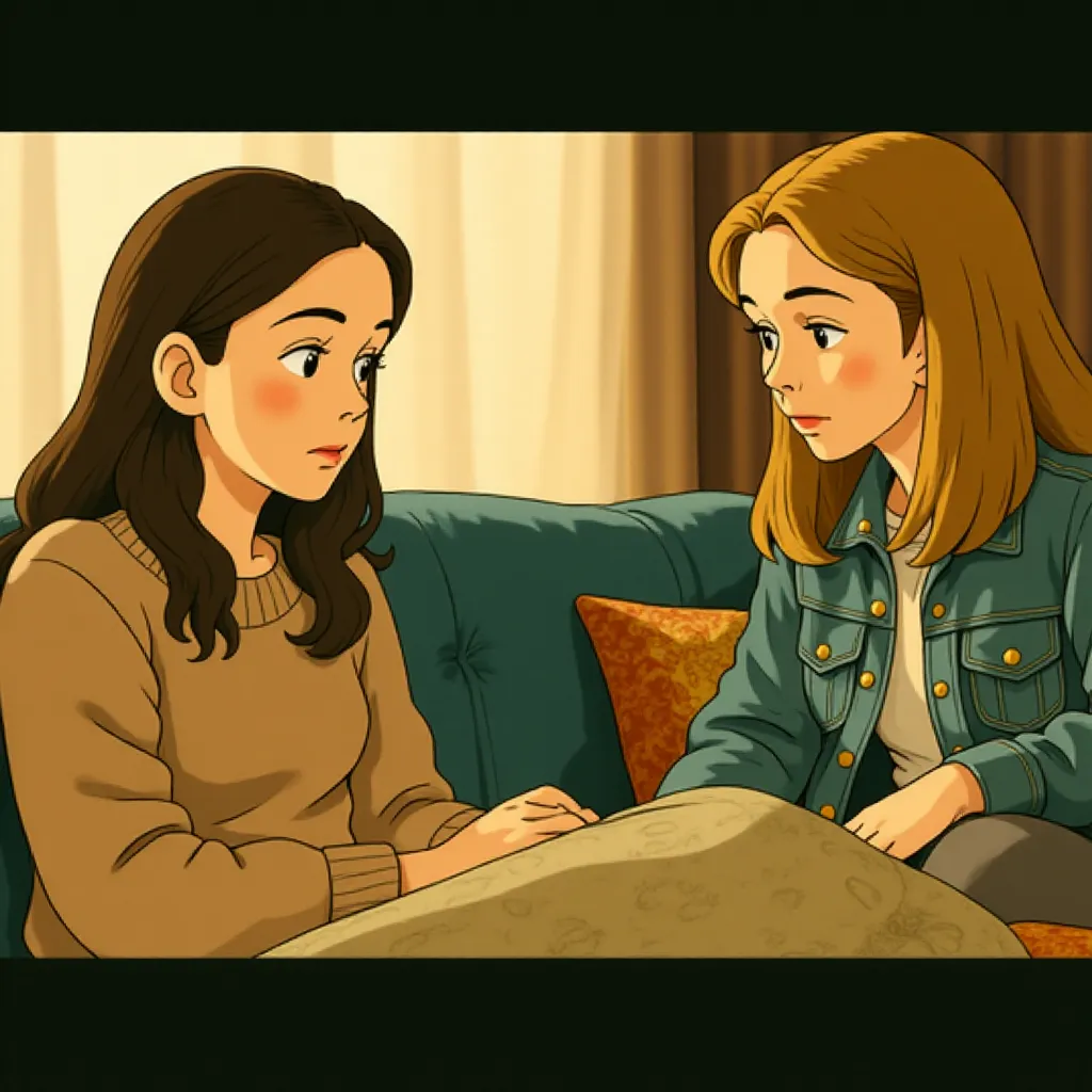 Joan Allen and Brie Larson in Room (2015) - Anime style