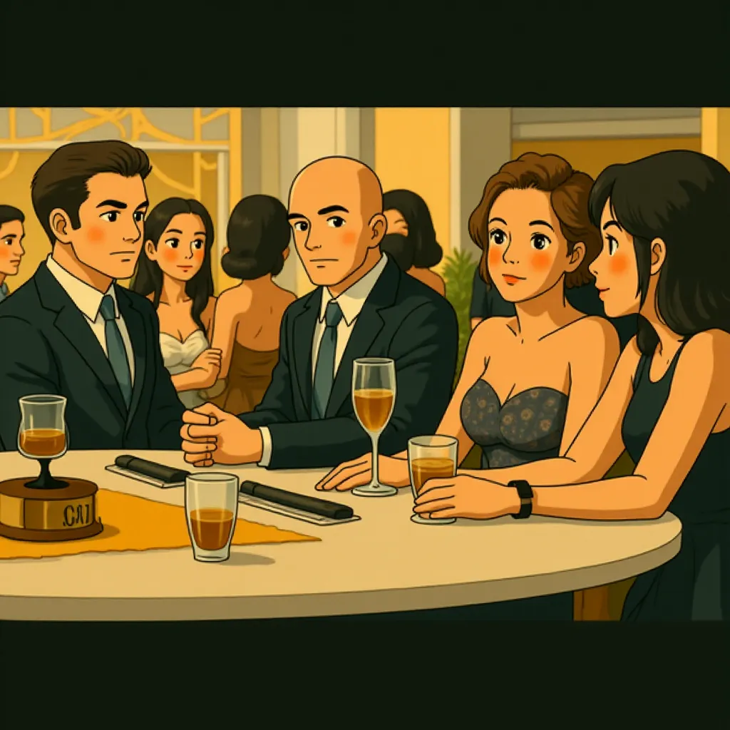 Vin Diesel and Paul Walker in Furious 7 (2015) - Anime style