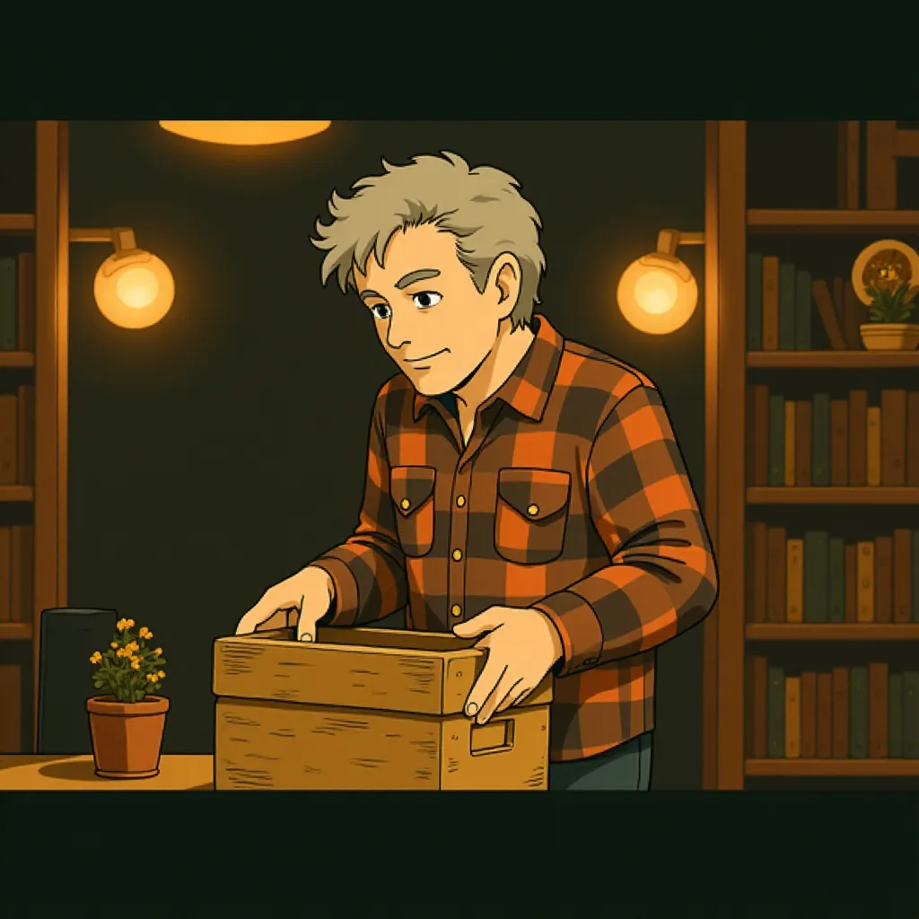 Hugh Grant in Heretic (2024) - Ghibli style