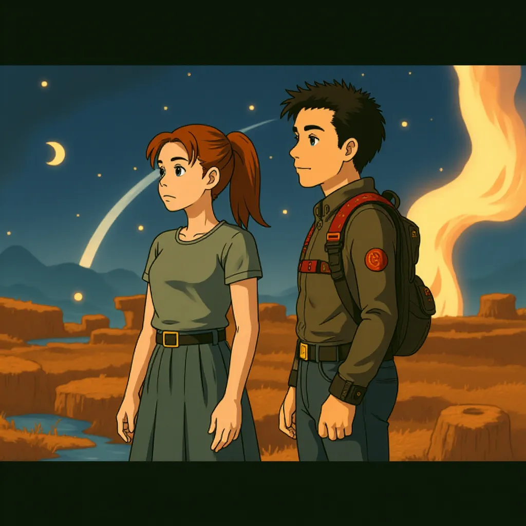 Paul Rudd and Kathryn Newton in Ant-Man and the Wasp: Quantumania (2023) - Anime style