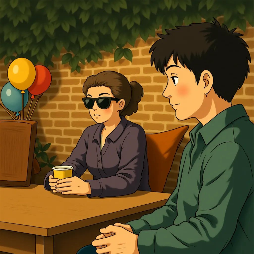 Ryan Reynolds and Leslie Uggams in Deadpool & Wolverine (2024) - Ghibli style