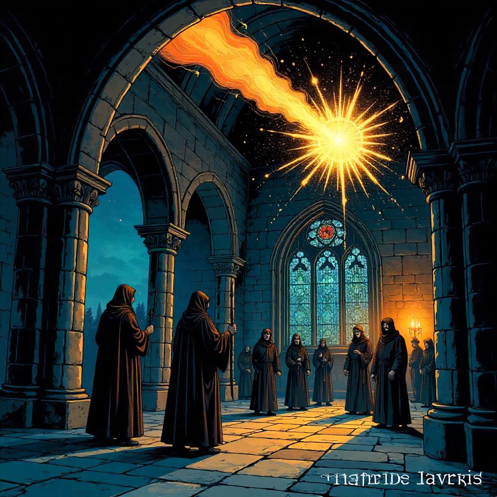 Comet Over the Monastery: A Comic Book Moment