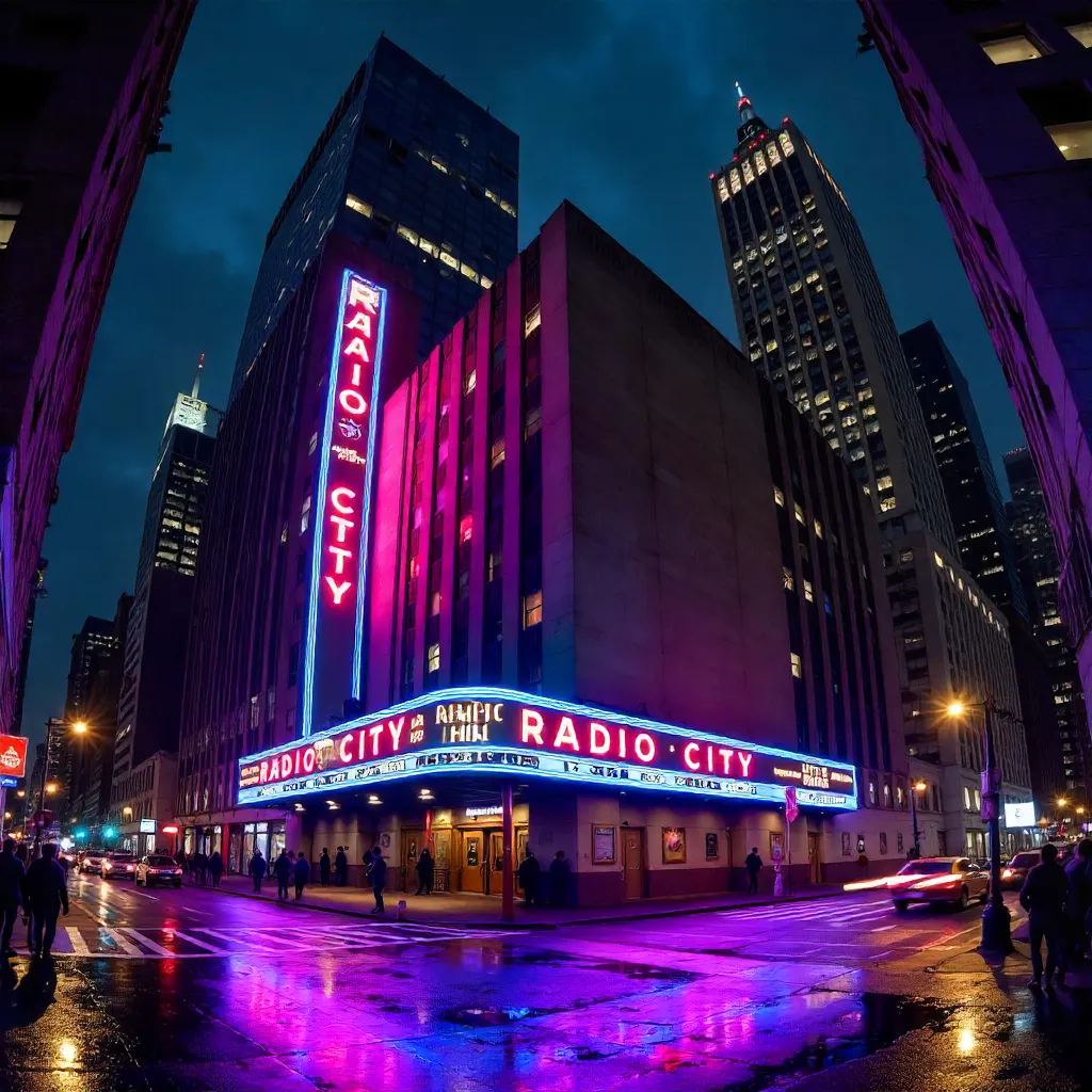 Neon Night at Radio City Music Hall