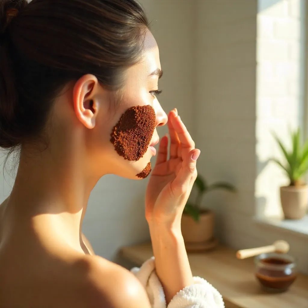 Morning Coffee Scrub Skincare Ritual
