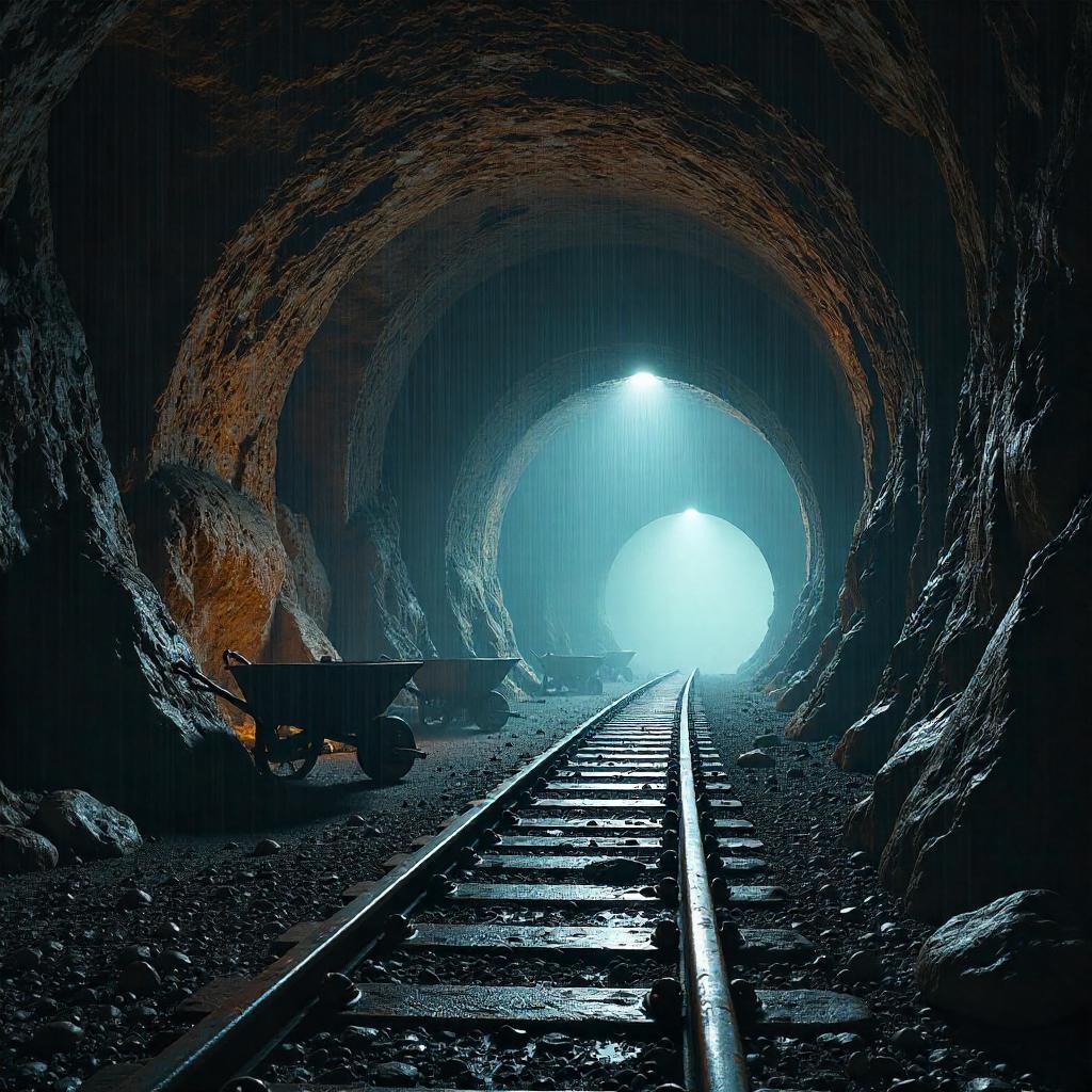 Storm Inside the Mine: Photoreal 3D Render