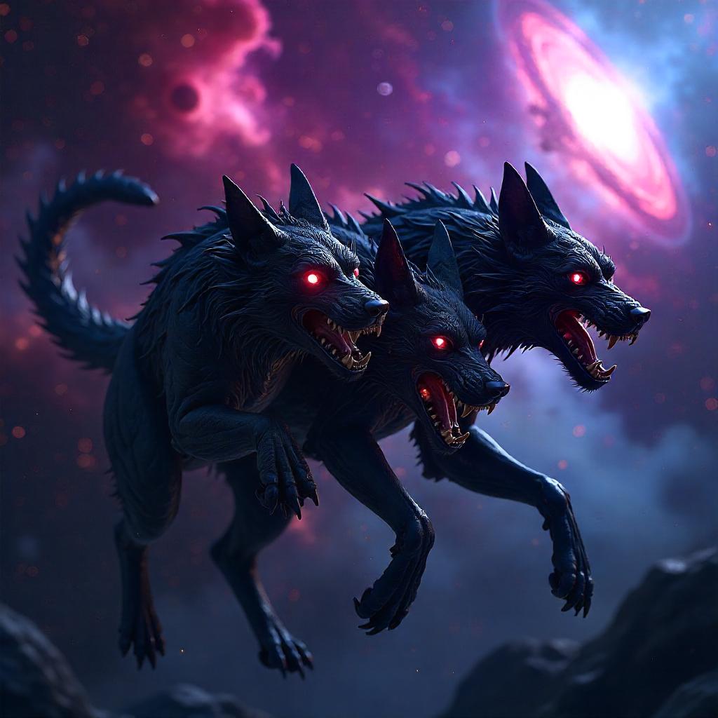 Cosmic Cerberus: A 3D Spacebound Hound