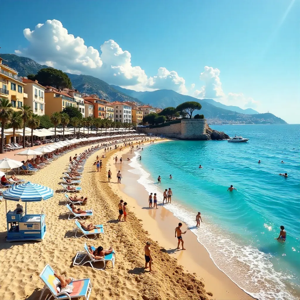 Sunlit Vibes at Plage Beau Rivage, Nice