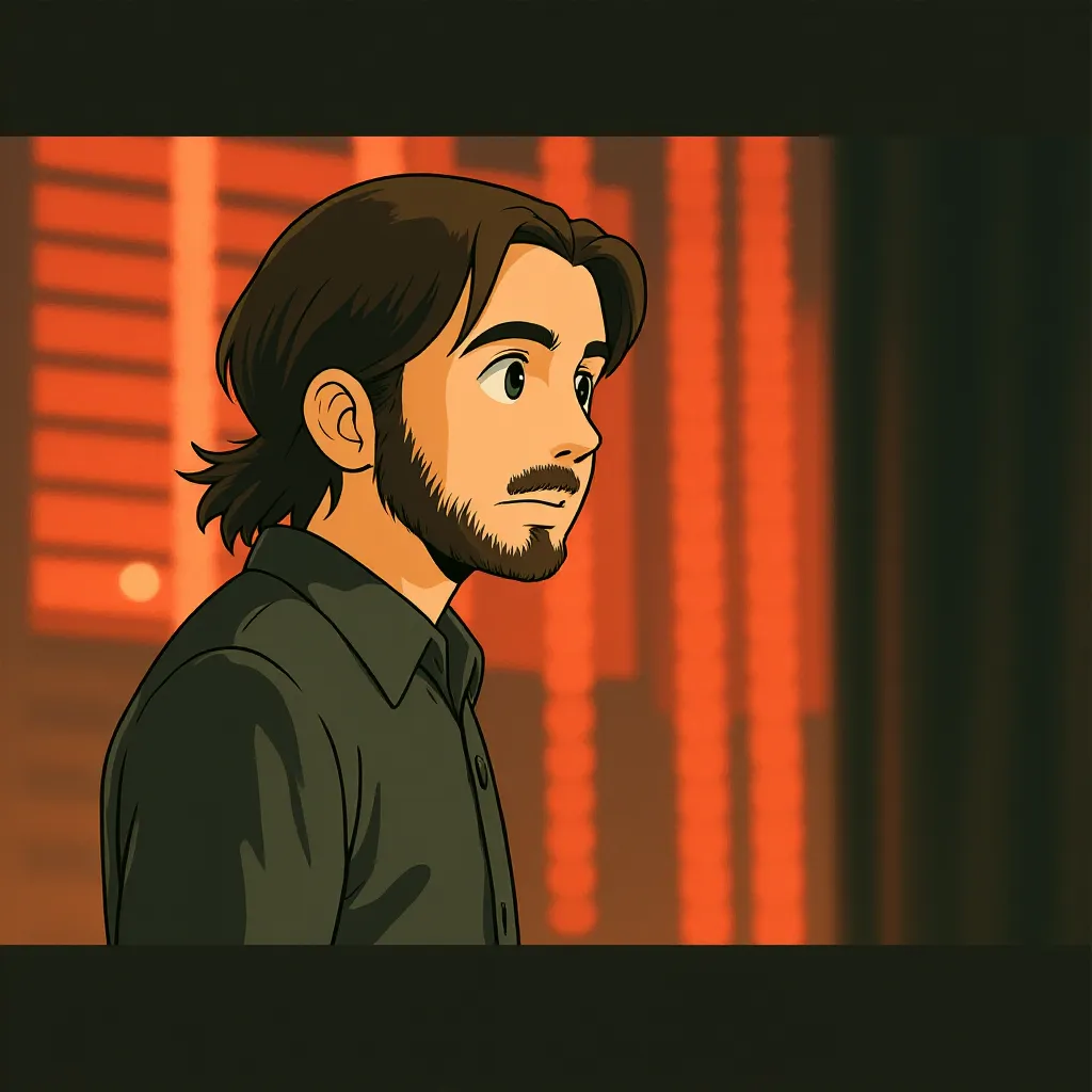 Keanu Reeves and Keane Reeves in John Wick: Chapter 4 (2023) - Anime style
