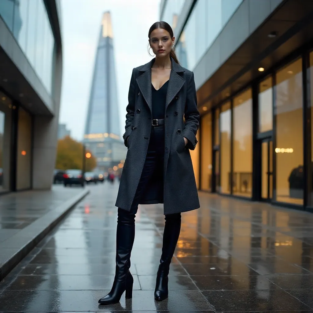 Confident Style: Fashion Portrait in Modern London