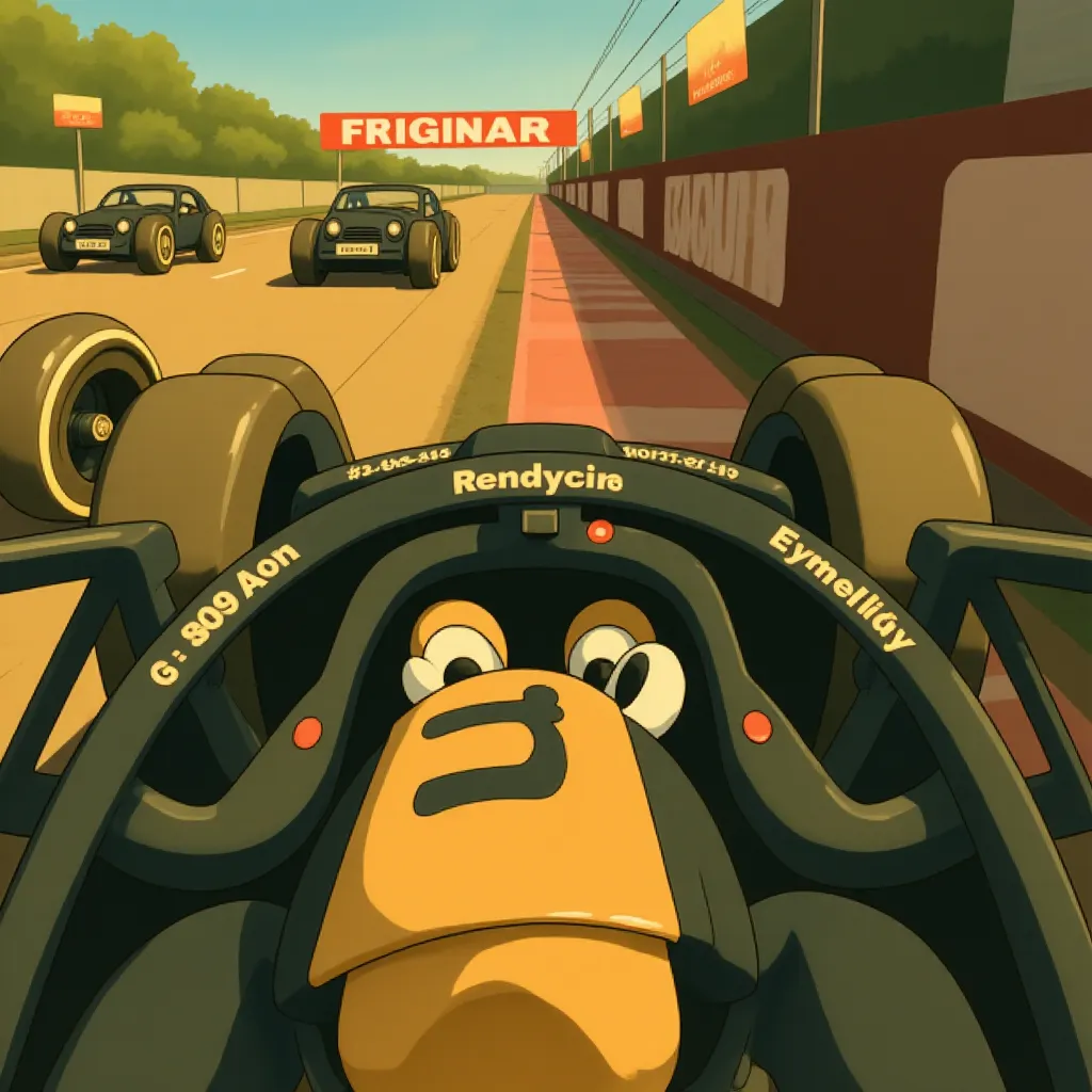 F1: The Movie (2025) - Ghibli style