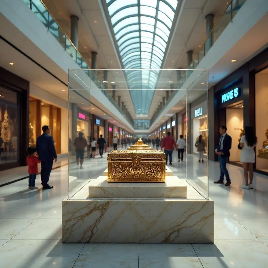 Relic of Light in a Modern Mall