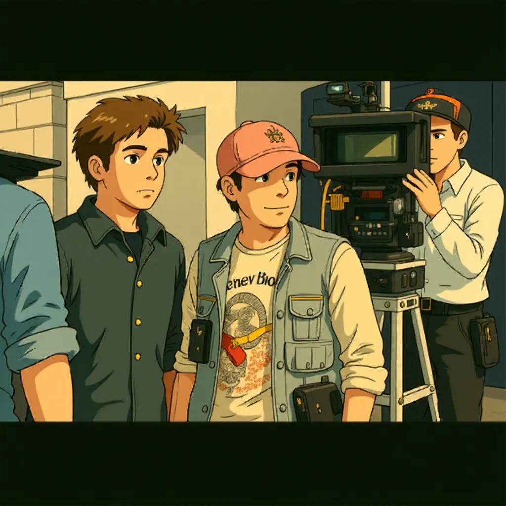 Jerry Bruckheimer and Tony Scott in Deja Vu (2006) - Anime style