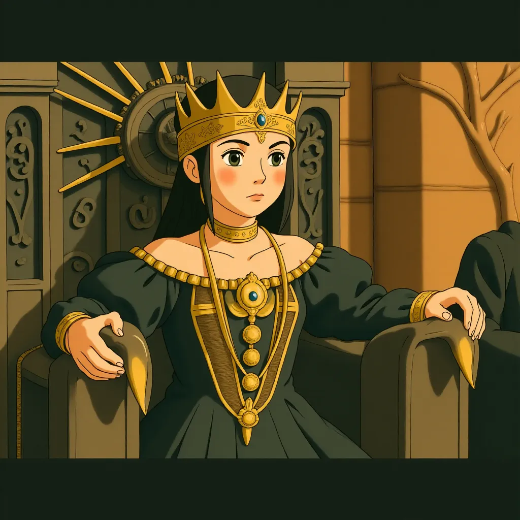 Charlize Theron in Snow White and the Huntsman (2012) - Anime style