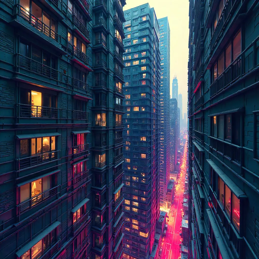 Abstract Geometric Patterns in Hong Kong Architecture