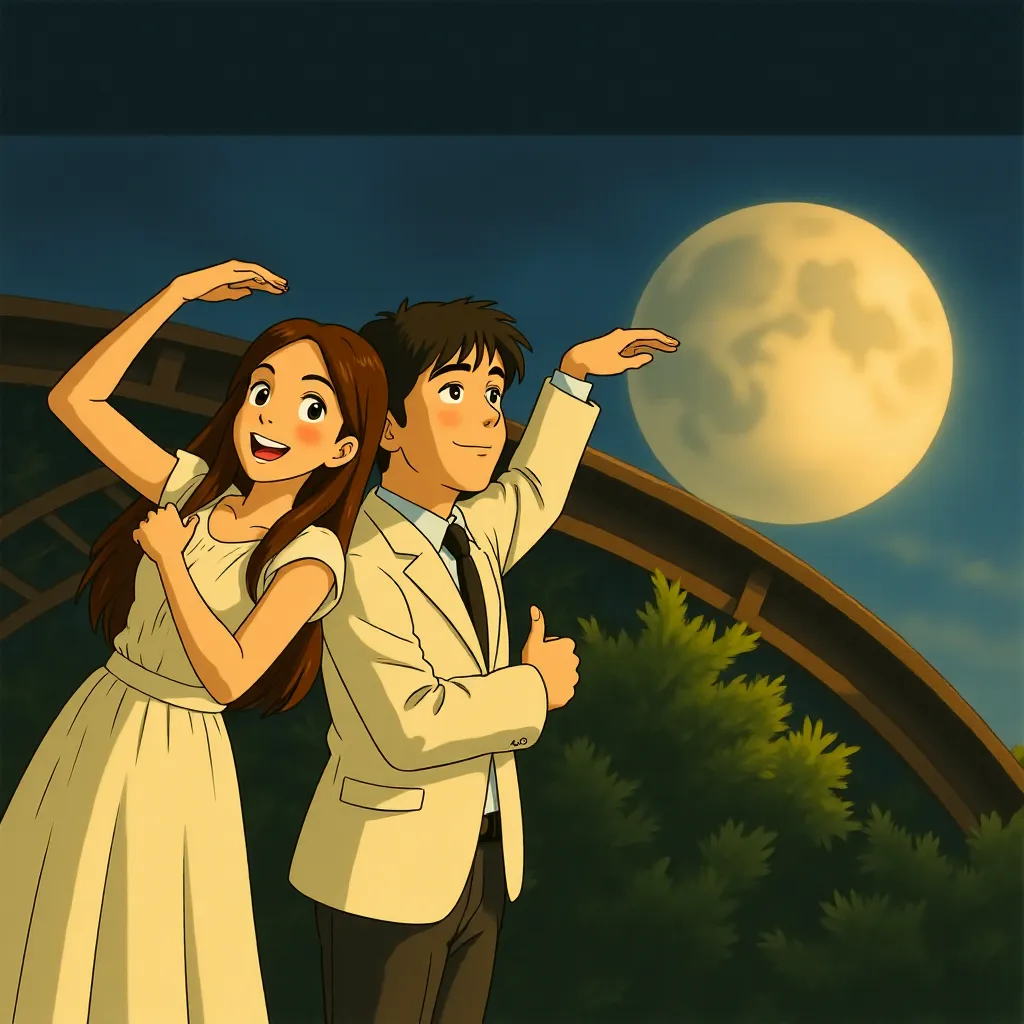 Kareena Kapoor and Aamir Khan in 3 Idiots (2009) - Anime style