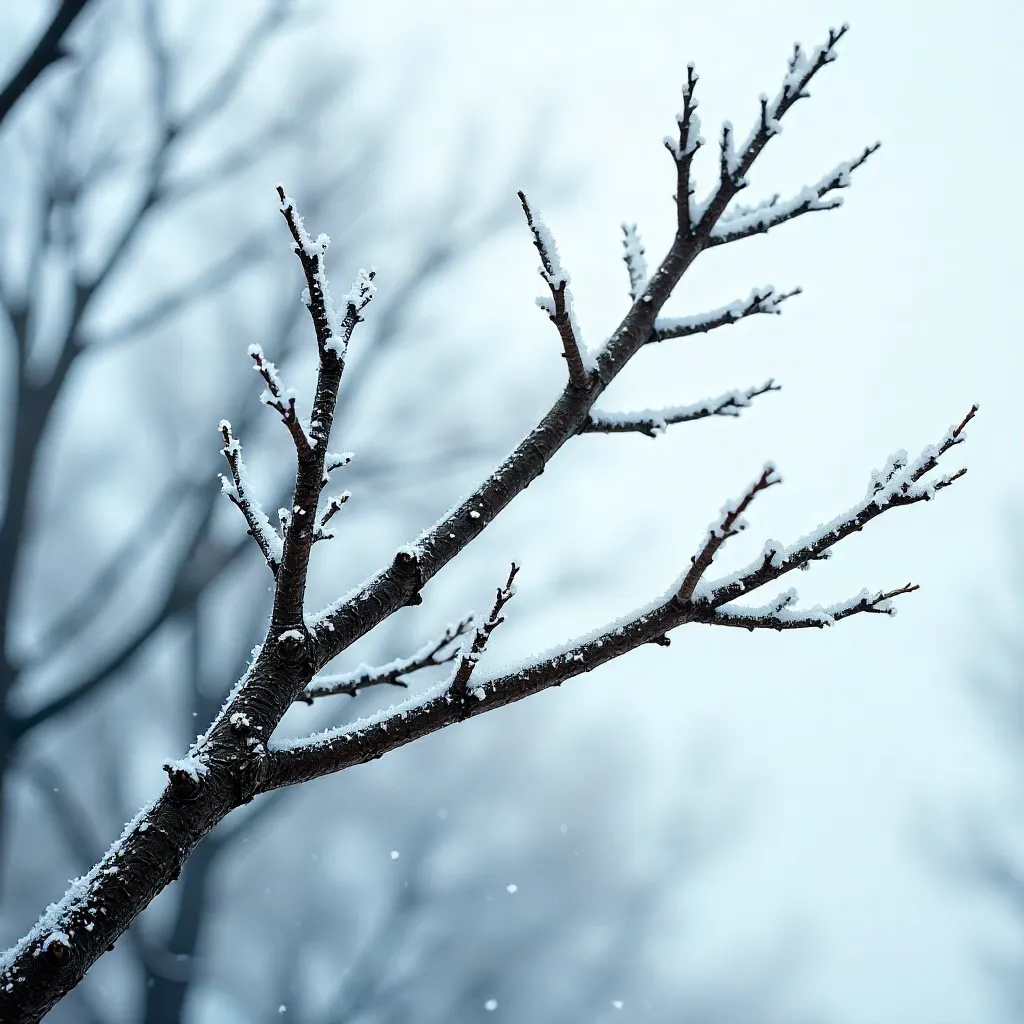 Whispering Winter Branches Against a Pale Sky