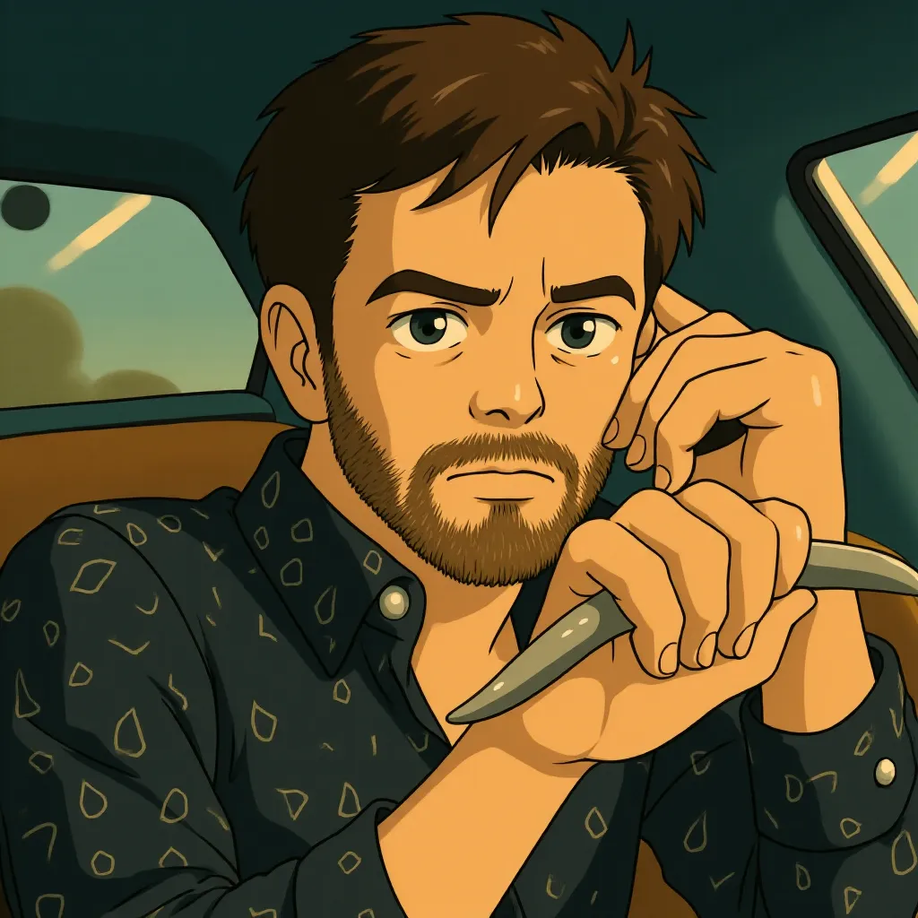 Jason Statham in Crank (2006) - Anime style