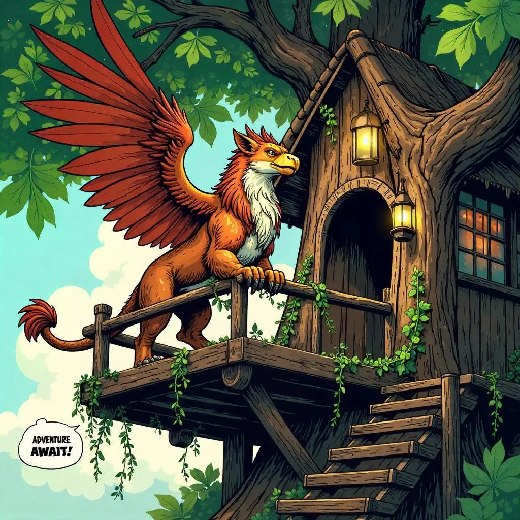 Griffin in the Treehouse: Comic Scene
