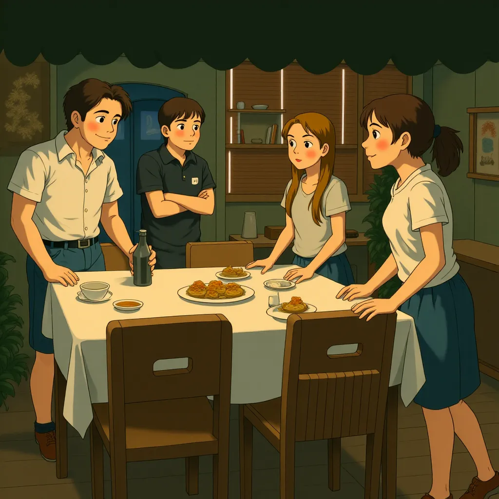 Michelle Yeoh, Troy Garity, Rose Byrne, Cliff Curtis, Chris Evans, Cillian Murphy, Hiroyuki Sanada, and Benedict Wong in Sunshine (2007) - Anime style