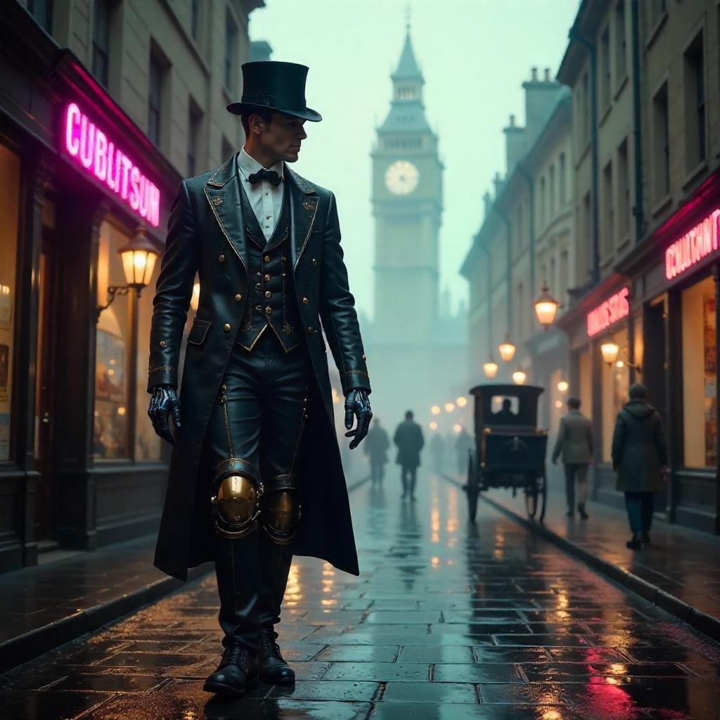 Neon Iron in Fog: Android Detective in Victorian London