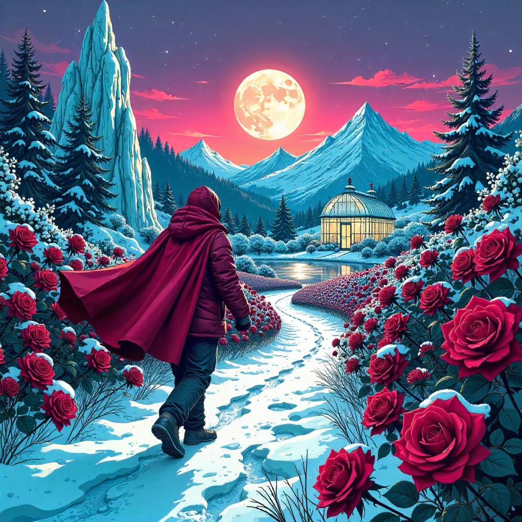 Tundra in a Rose Garden: Comic Book Scene