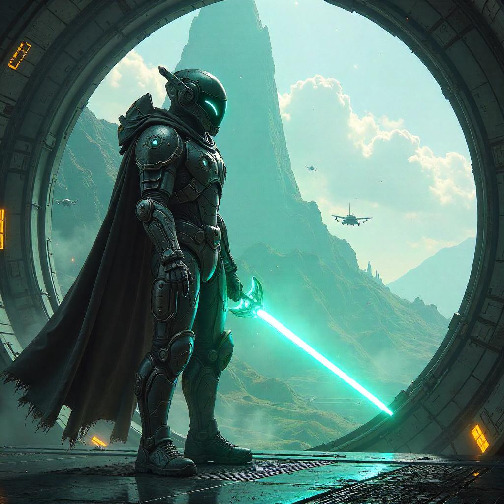 Warrior at the Terraforming Station